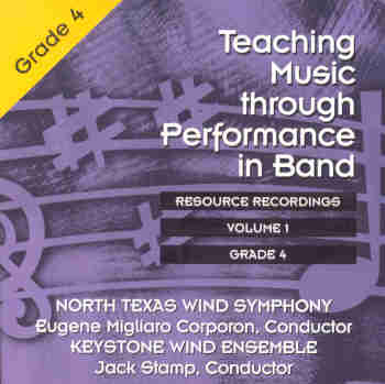 Teaching Music through Performance in Band #1 Grade 4 - click here