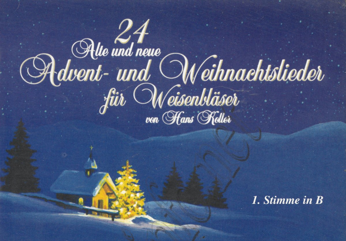 Kleine Notenbchlein: 24 alte und neue Advent- und Weihnachtslieder - click here
