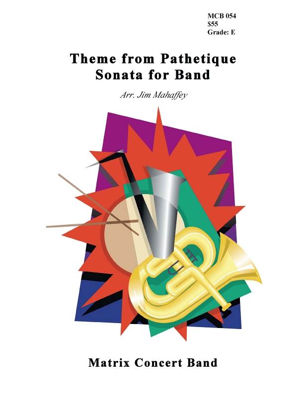 Theme from Pathetique Sonata for Band - click here