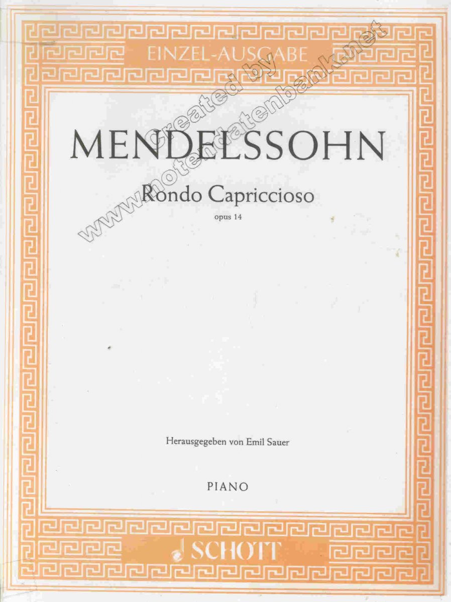 Rondo Capriccioso op.14 - click here