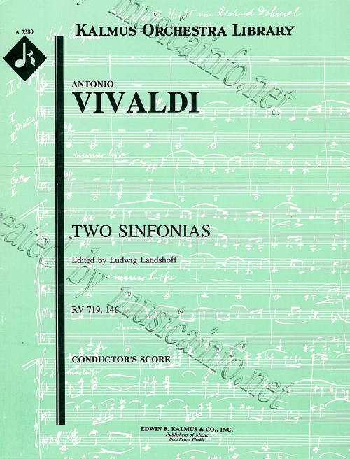 2 Sinfonias (RV719 + RV146/F.XI: 41) (1717) - click here
