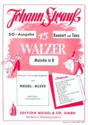 15 Walzer von Johann Strauss, B-Instr - click here