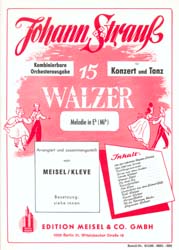 15 Walzer von Johann Strauss, Es-Instr - click here
