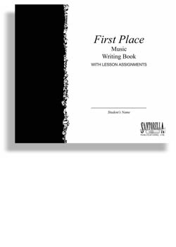 1st Place Music Writing Book 6 Stave Manuscript - click here