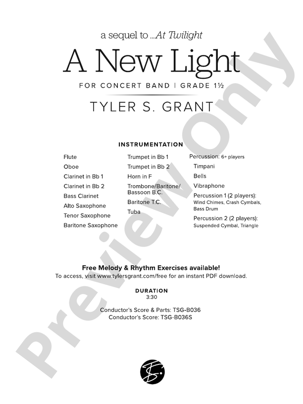 A New Light (A Sequel to ... At Twilight) - click here