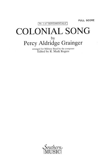 Colonial Song - click here