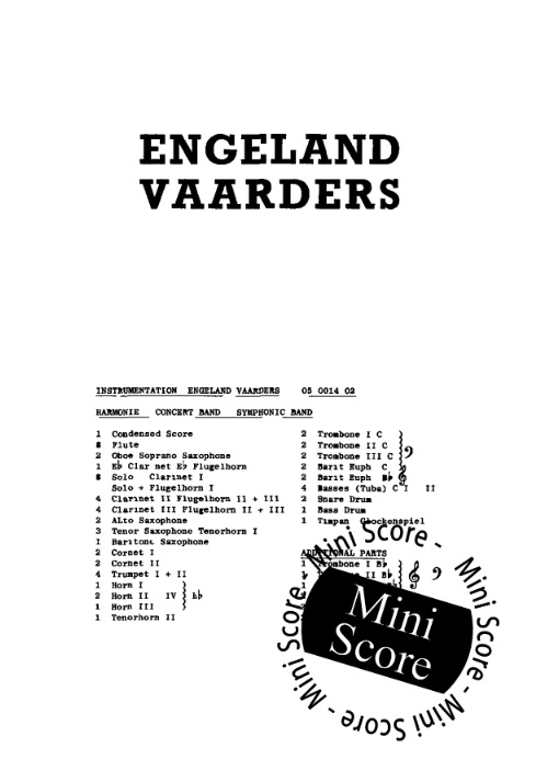 Engeland Vaaders - click here