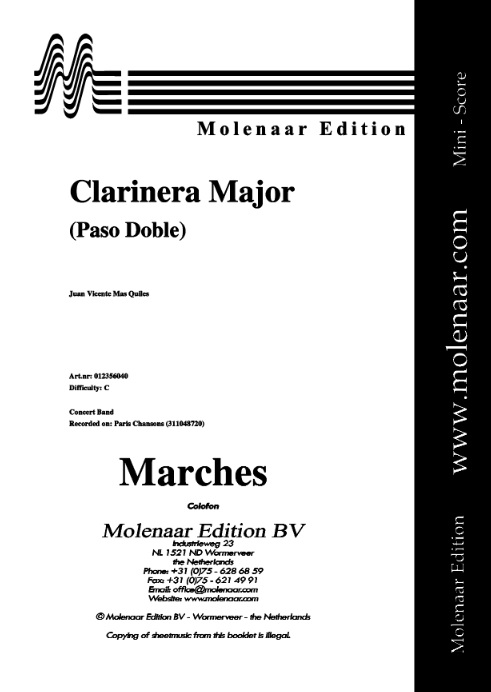 Clarinera Major - click here