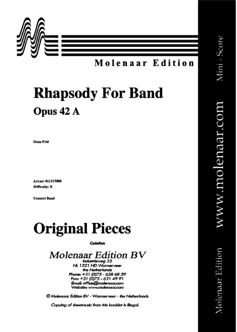 Rhapsody for Band - click here