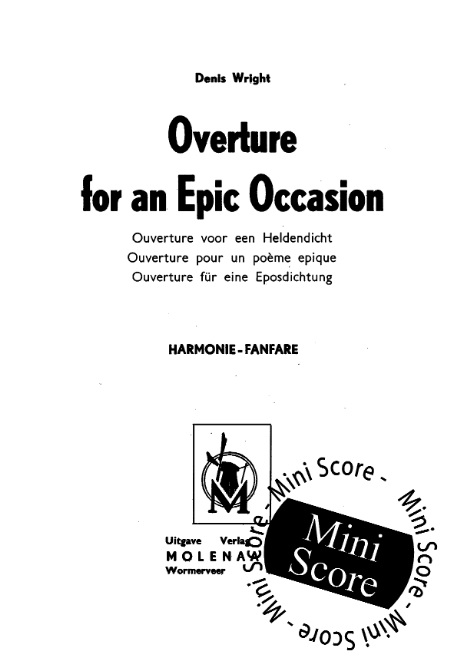 Overture for an Epic Occasion - click here