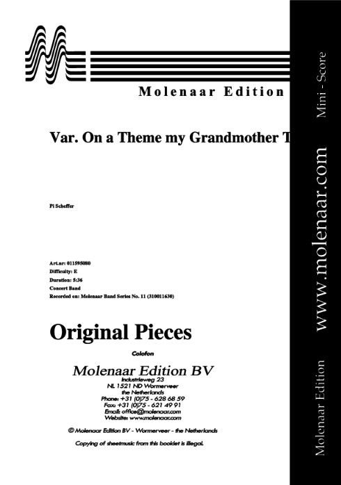 Variations on a Song my Grandmother taught me - click here