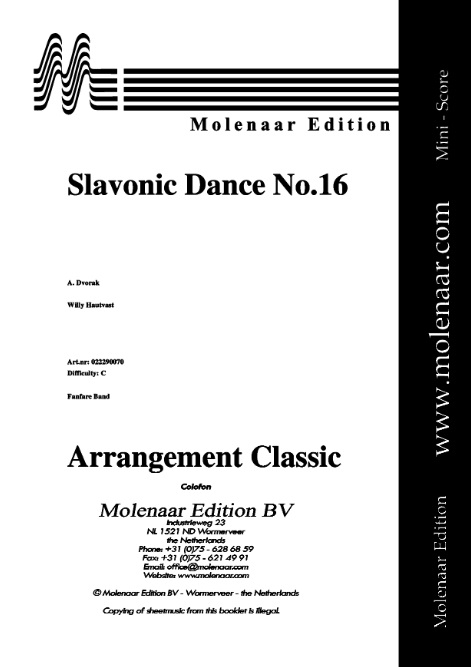 Slavonic Dance #16 - click here