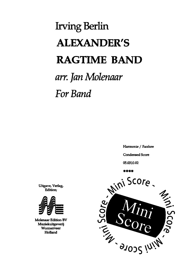 Alexander's Ragtime Band - click here