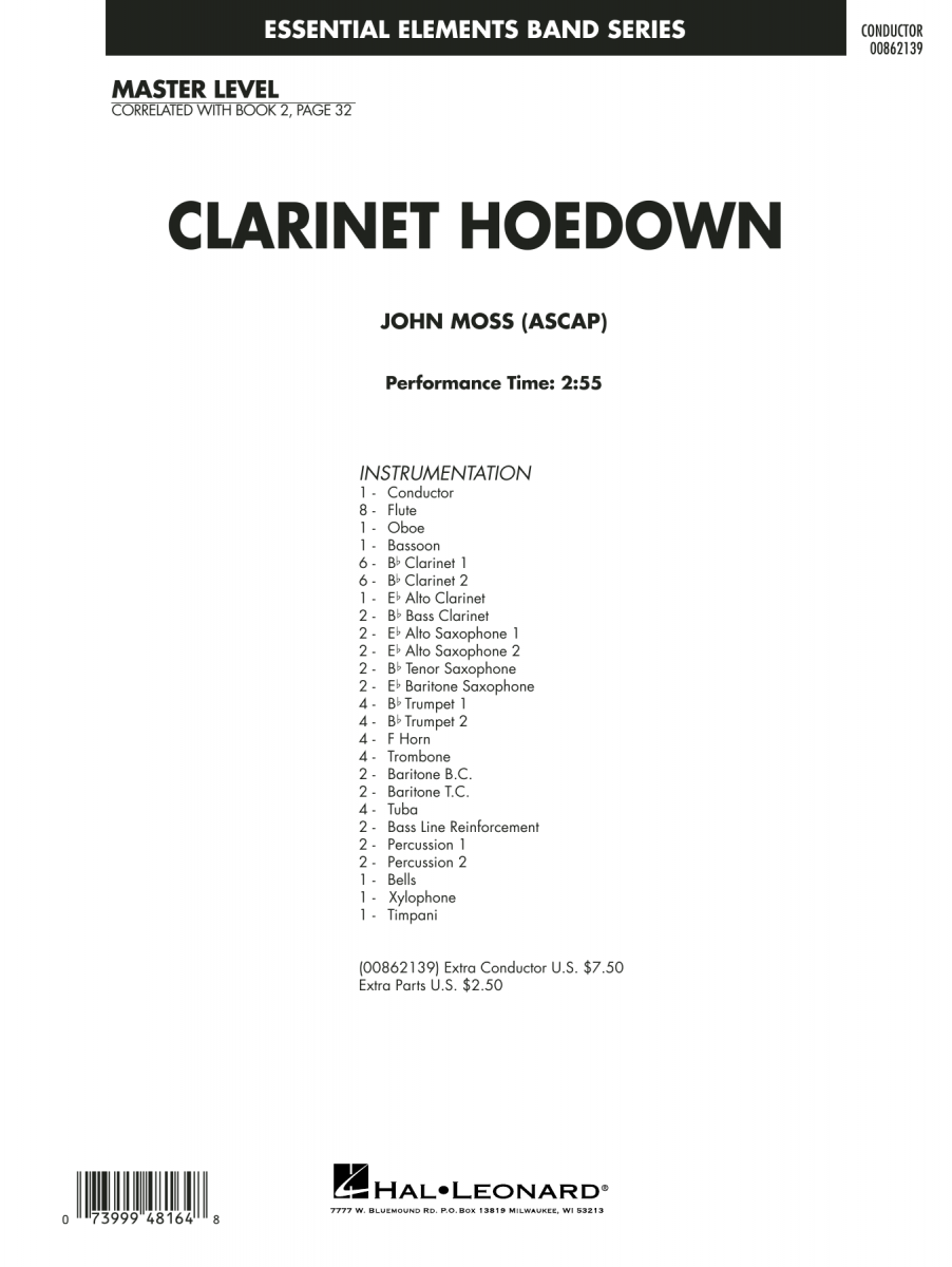 Clarinet Hoedown - click here