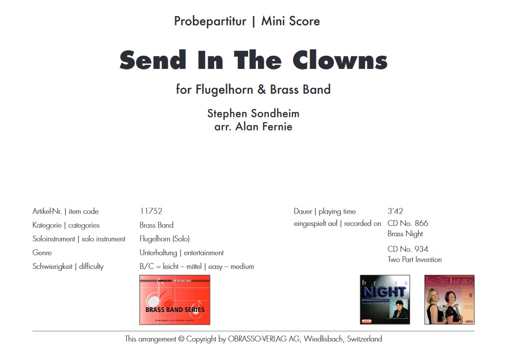 Send in the Clowns - click here