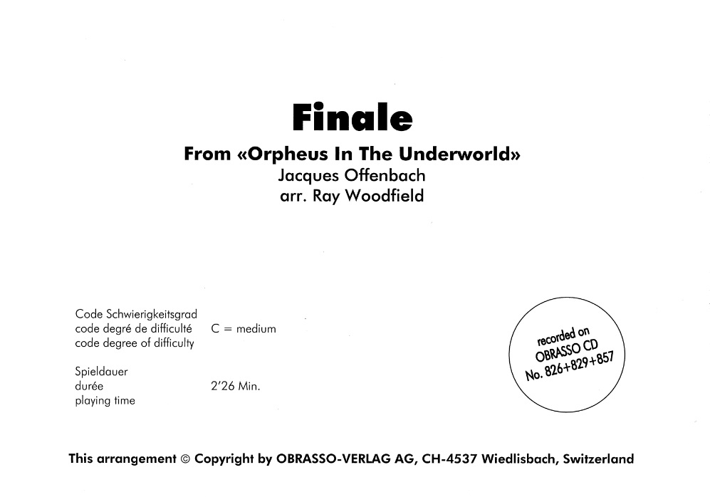 Finale from 'Orpheus in the Underworld' - click here