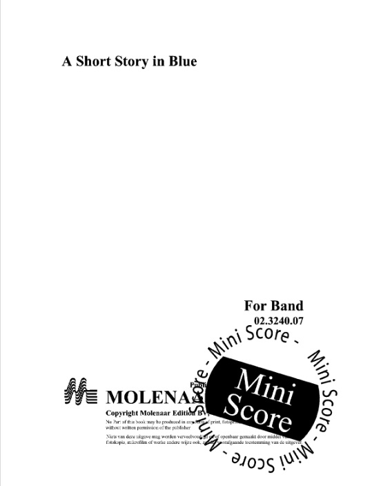 A Short Story in Blue - click here