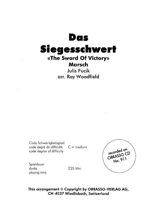Siegesschwert, Das (The Sword of Victory) - click here