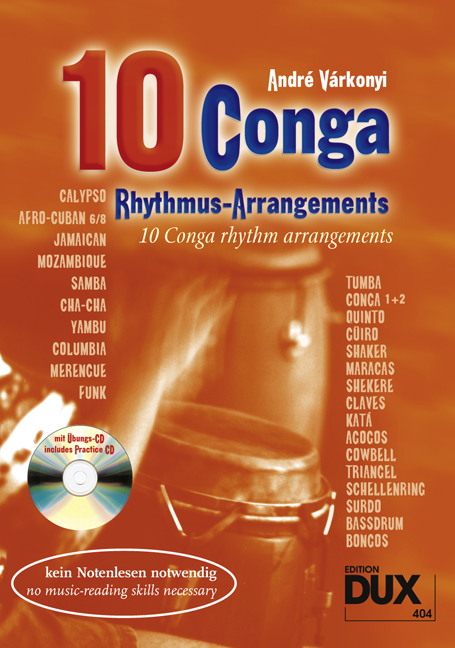 10 Conga Rhythmus-Arrangements - click here
