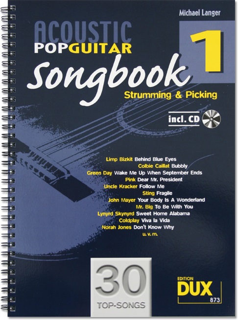 Acoustic Pop Guitar Songbook #1 - click here