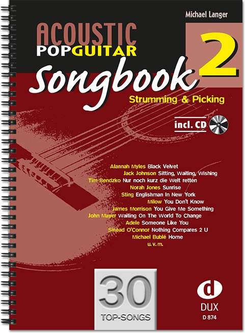 Acoustic Pop Guitar Songbook #2 - click here