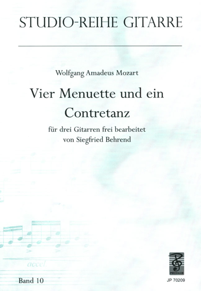 4 Menuette und ein Contretanz - click here