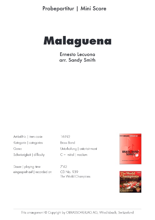 Malaguena - click here