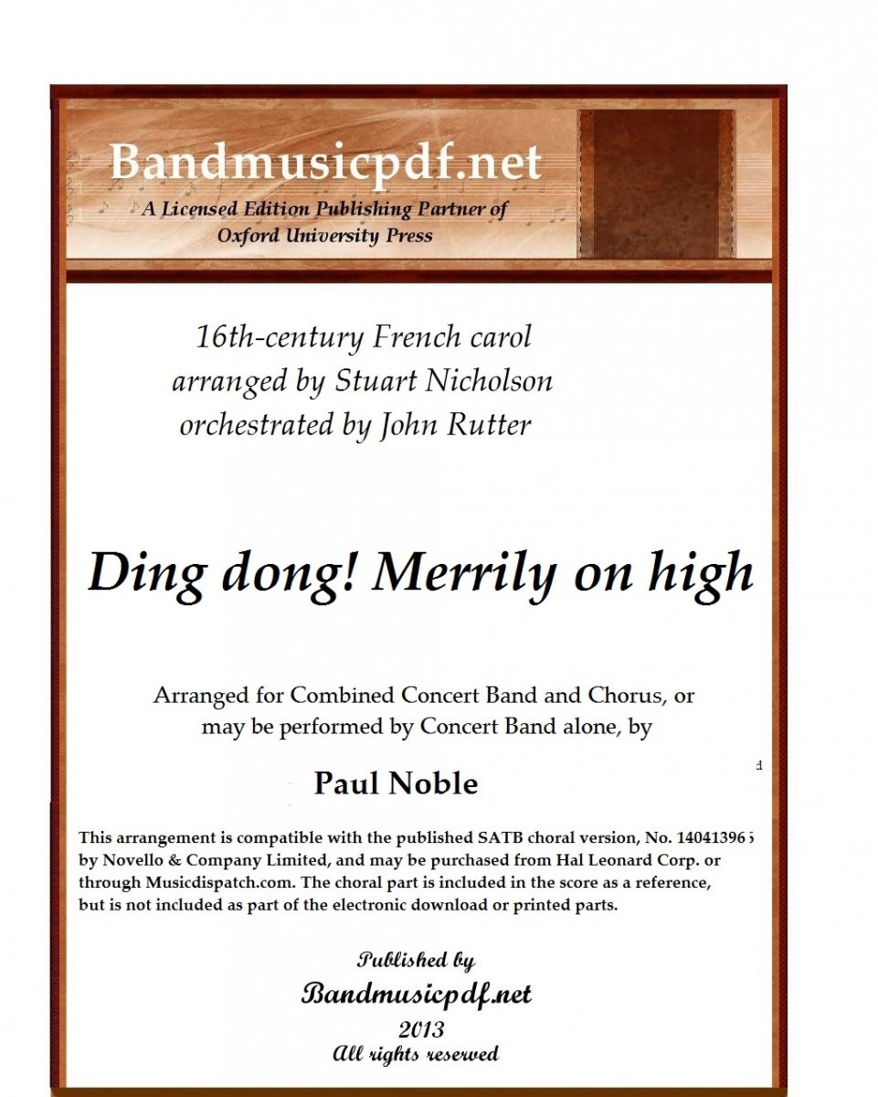 Ding dong! Merrily on high - click here Ding dong! Merrily on high - click here