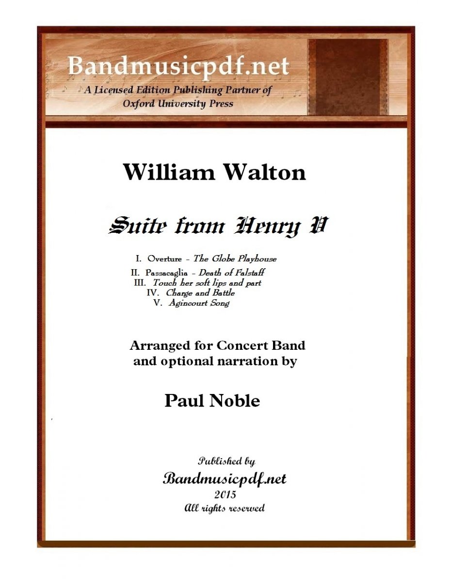 Suite from 'Henry V' - click here