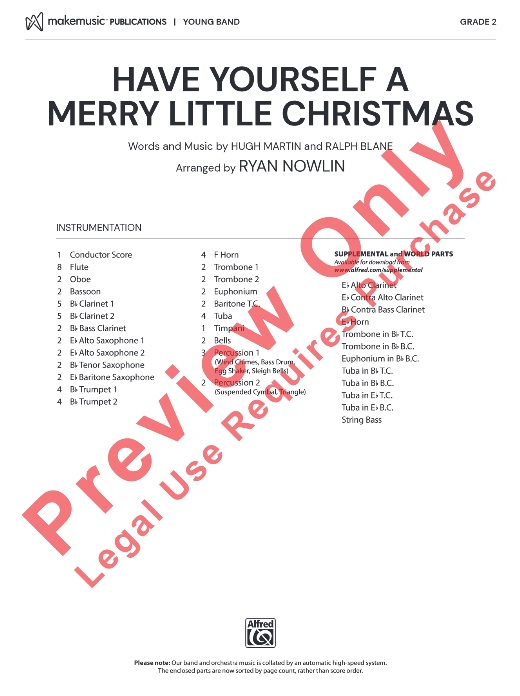 Have Yourself A Merry Little Christmas - click here
