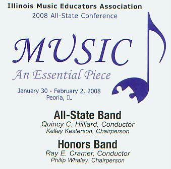 2008 Illinois Music Educators Association: Music - An Essential Piece - click here