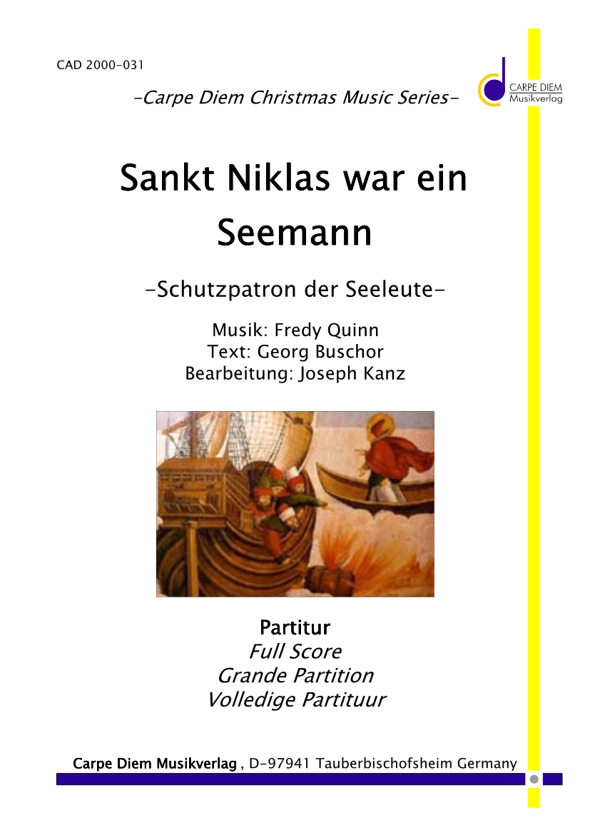 Sankt Niklas war ein Seemann (St.) - click here