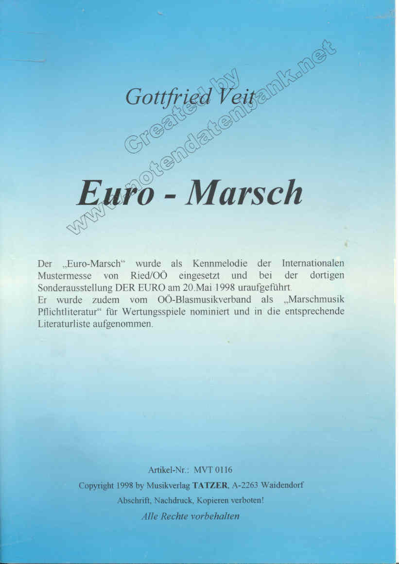 Euro-Marsch - click here Euro-Marsch - click here