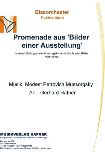 Promenade aus 'Bilder einer Ausstellung' - click here