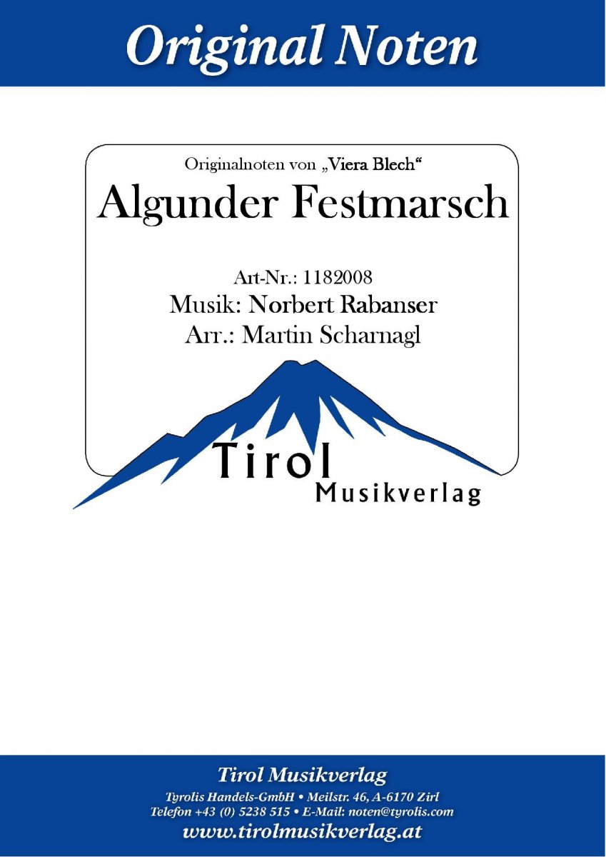 Algunder Festmarsch - click for larger image