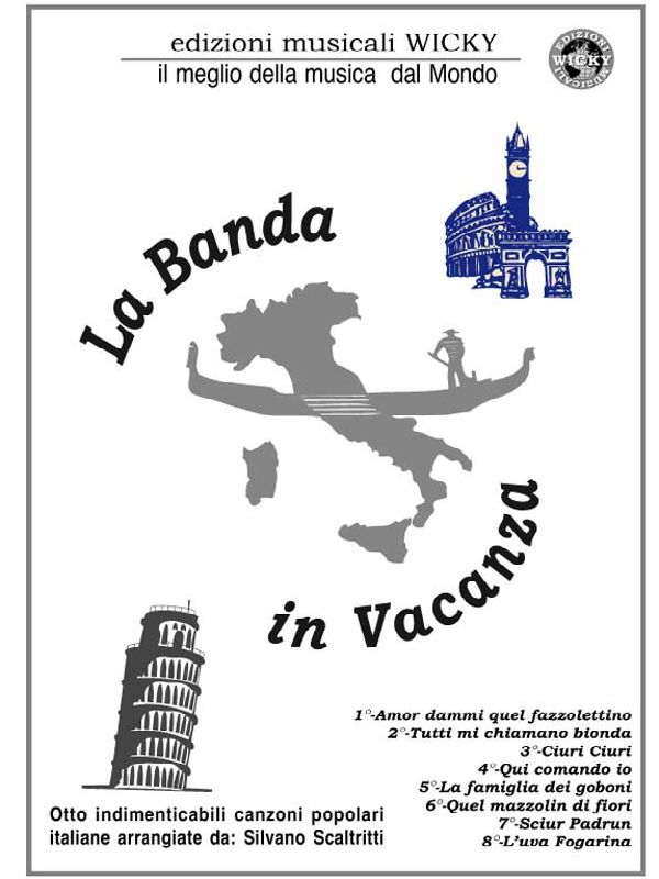 La Banda in Vacanza (8 popular Italian songs) - click here