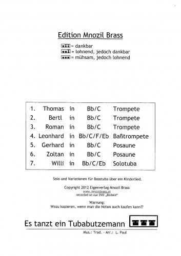 Es tanzt ein Tubabutzemann - click here