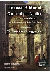 Violin Concertos without ...;Vol. 2: Concerto in C major, Co 2 (with variants Co 2a and Co 2b). - click here