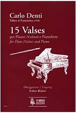 15 Valses for Flute (Violin) and Piano - click here