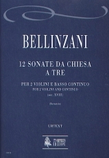 12 Sonate da Chiesa a tre for 2 Violins and Continuo - click here 12 Sonate da Chiesa a tre for 2 Violins and Continuo - click here