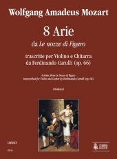 8 Airs from �Le Nozze di Figaro� transcribed by Ferdinando Carulli (Op. 66) for Violin and Guitar - click here