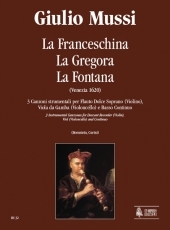 La Franceschina, La Gregora, La Fontana. 3 Instrumental Canzonas - click here