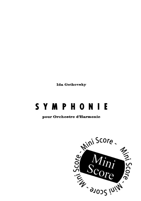 Symphonie pour Orchestre d'Harmonie - click here