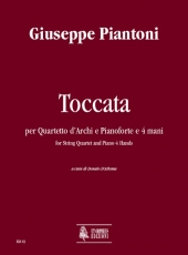 Toccata for String Quartet and Piano 4 Hands - click here