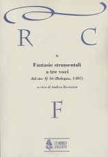 Instrumental Fantasias for 3 Voices from the ms. Q 16 of Bologna - click here