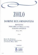 Domine Rex Omnipotens. Motet for 8 Voices (SATB-SATB) and Continuo - click here Domine Rex Omnipotens. Motet for 8 Voices (SATB-SATB) and Continuo - click here