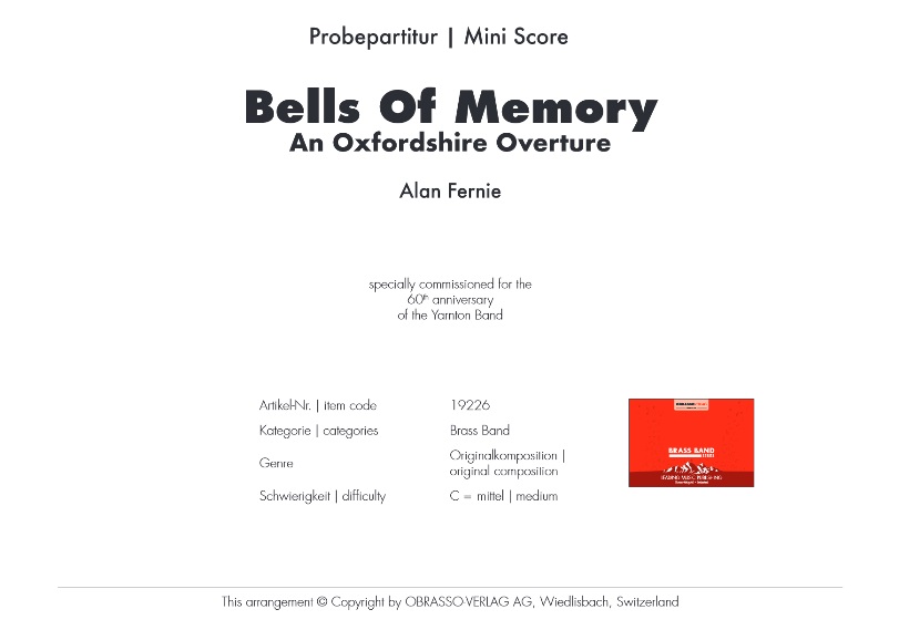 Bells of Memory (An Oxfordshire Overture) - click here