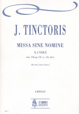 Missa sine nomine No. 1 for 3 Voices - click here