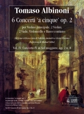 6 Concertos 'a cinque' Op.2, Vol. IV: Concerto IV in G major - click here