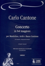 Concerto in G maj for Mandolin, Strings and Continuo - click here